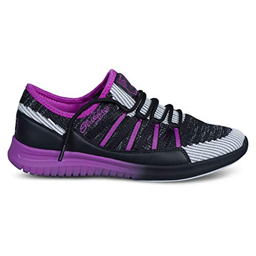 Kr Strikeforce Jazz Black/Purple Lightweight Women's Bowling Shoe #TOP1