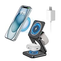 KUXIU 折りたたみ式マグネット充電スタンド KUXIU X63 3-in-1 MagSafe 折りたたみ式マグネットワイヤレス