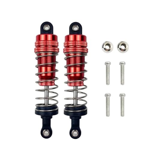 RC�J�[���i For Weili LC For Racing 14400 1316 1/10�����V���b�N�A�u�\�[�o�[ RC �J�[�̌����݊����̂��鑕���X�y�A�p�[�c(Red)