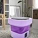 NUOBESTY Portable Washer Small Washing Machine Foldable Compact Travel Laundry Machine for Camping Dorms Socks Cleaning US Plug Sturdy Efficient Powerful Portable Laundry Appliance