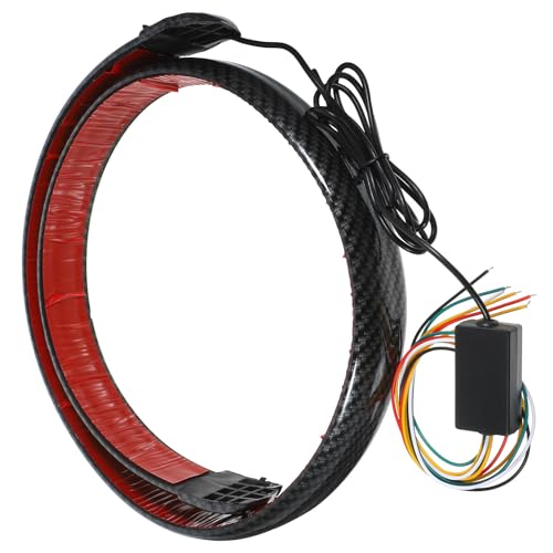 Luz de freno trasera LED para evitar colisiones con alerón de fibra de carbono coche