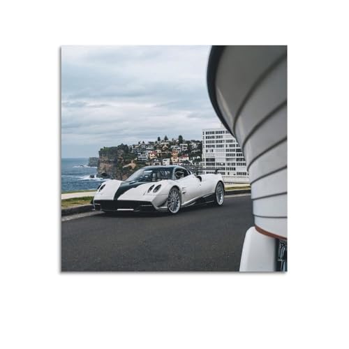 Pagani Huayra Roadster poster sur toile 70 x 70 cm d'art automobile exclusif