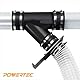 POWERTEC 70149V Staubkontrolle Flex Manschette mit Stahlklemmen, 10,2 cm, 1 Stück