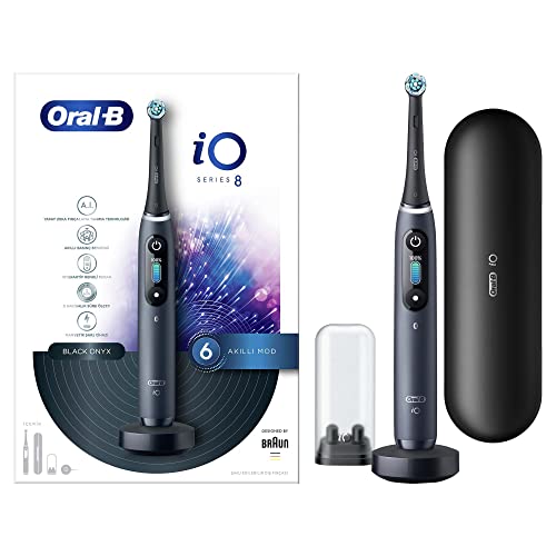 Braun iOM8.1B2.2BD Juodas Onyx brosse à dents électrique noir