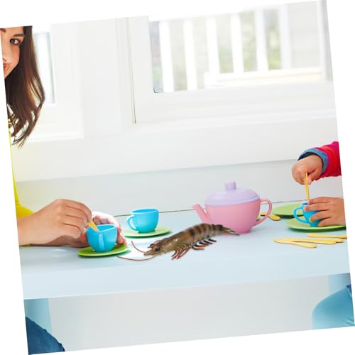 SOPOTUTU Garnelenspielzeug Für Junge Mädchen Lernen Meerestierspielzeug Figuren Junge Mädchen Spielzeug Haushaltsspielzeug Pädagogisches Lernspielzeug Interessantes Kinderspielzeug Realisti