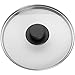 Produktbild WMF Ersatzteil Glasdeckel 22 cm, Deckel für Schnellkochtöpfe 3l, 4,5l, 6,5l und 8,5l, hitzebeständiges Glas, Kunststoffgriff, spülmaschinengeeignet