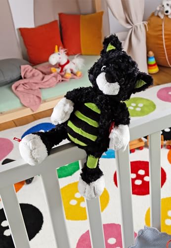 SIGIKID 52842 Stoffi Kater Minnie Plüschtier aus dem Kinderbuch: Die Stoffis; Kuscheltier zum Spielen, Schmusen, Sammeln für Babys und Kinder von 0 bis 8 Jahren