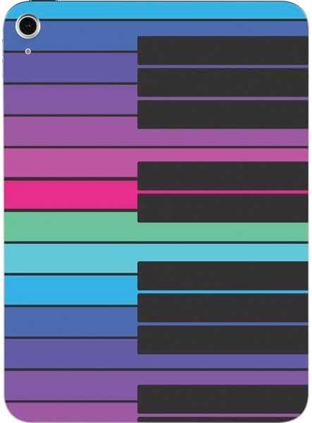 Skinit Decal Tablet Skin Compatible with iPad 11th Gen (2025) - Color Piano Keys Design