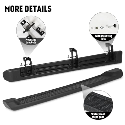 Estribos laterales para Jeep Wrangler JL 2018-2025 4 puertas miniatura 4