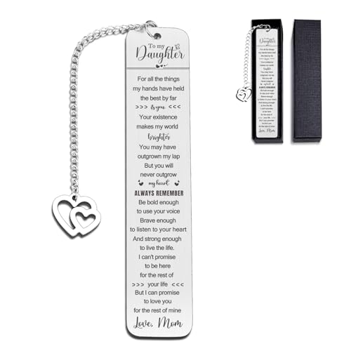 Marque-page fille cadeau anniversaire diplôme et Noël pour passionnée de lecture