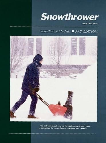 Snowthrower Service Ed 3      Paperback – May 24, 2000