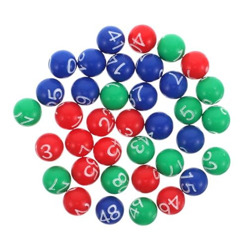 Hohopeti Bolas de Plástico Pequeñas para Sorteo Diseño Innovador y Fácil Manejo para Rifas Lotería Reemplazo Duradero para Accesorios de Bingo