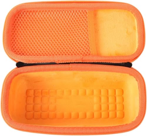 Image of Travel Carry Case for New JBL Flip 7, 6, 5, 4, 3 Portable Speaker, Shockproof, Dustproof, Protective Cover Storage Bag (EVA Box Orange)