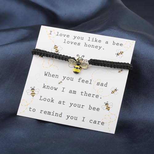 BLEOUK Bee Honey Themed Jewelry Gift Bee Lovers Gifts For Friend And Teacher Beekeeper Bee Inspire Gifts bee Gifts For Women4