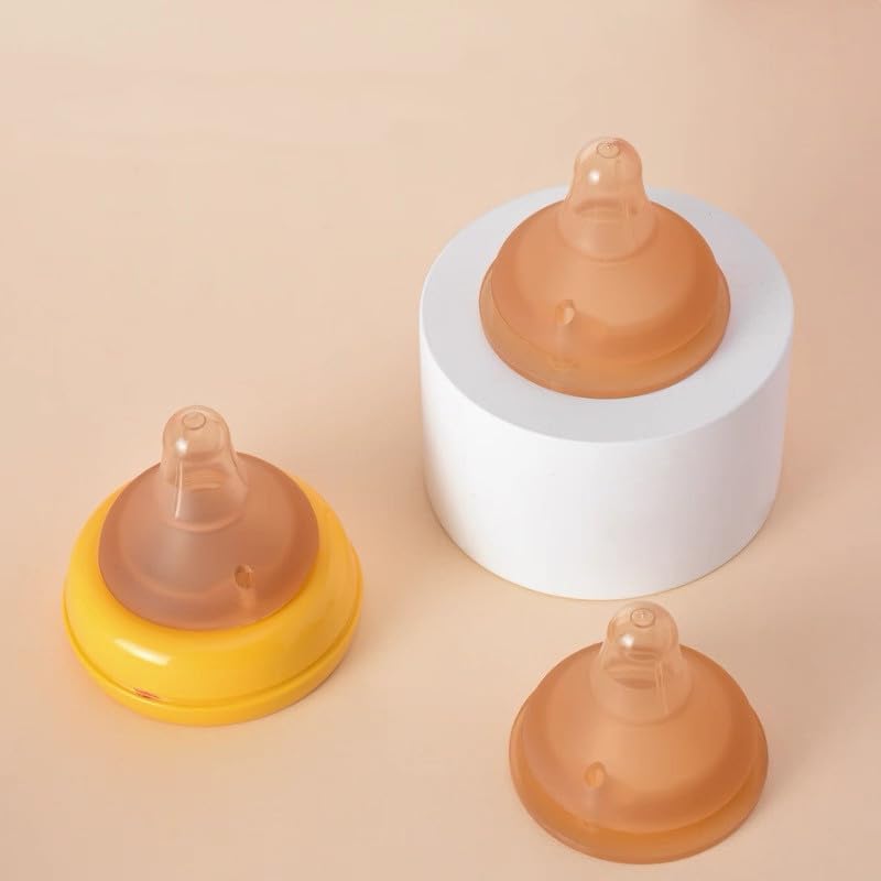 Silicone Baby Bottle Nipples, Medium Flow, 6 Months+, BPA-Free, 4 Count - Image 2