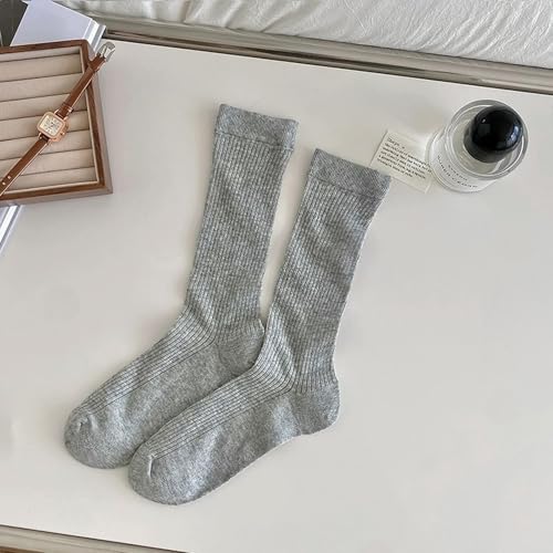 3 pairs - summer ultra-thin ballet solid color mid-tube versatile breathable pile socks2