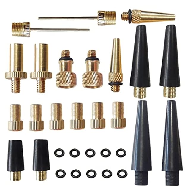 BESPORTBLE Tire Air Pump Pump Valve Bicycles Adapter Accessories Bike Adaptor/Adaptors Air Needle Adapters Kits Nozzle Kit Inflator Tire for Schrader Tire Air Tool Bicycle Tire Adapter