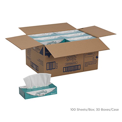 Georgia-Pacific Professional 48580Ct Premium Facial Tissues, 100 Per Box (Case Of 30 Boxes) #TOP2