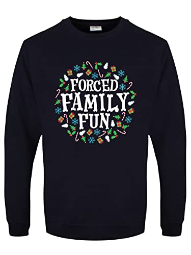 Pull de Noël bleu marin confortable pour survivre aux fêtes