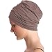 Deresina Chemo Headwear, Unisex Sleep Cap - Ultra-Soft Breathable Viscose Beanie for Medical Hair Loss, Alopecia (Mink - One Size)
