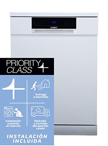 Lavavajillas de 60 cm para 15 cubiertos de Sauber, A++