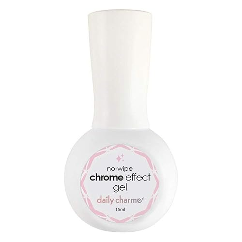Daily Charme Chrome Effect No-Wipe Top Coat Gel Polish 15ml,