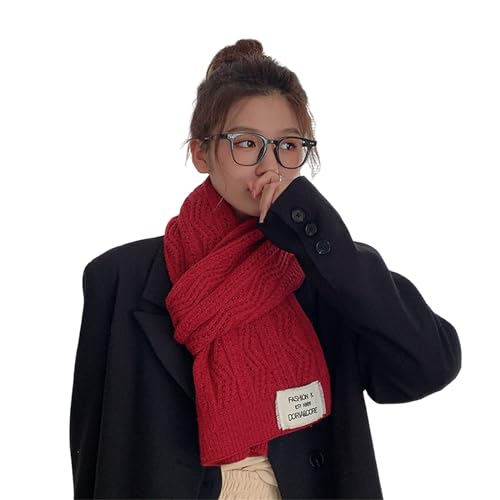 Écharpe femme cachemire contre le froid hivernal tricot chaud