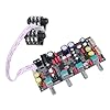 AUNMAS Microphone Preamplifier Board, ABS DSP Microphone Amplifier Module with Dual 6.35mm Jacks, 12V Noise Reduction Preamp, 3D Tuning for Karaoke Stage Performers #3