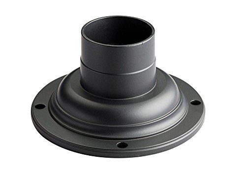 Kichler Outdoor Pedestal Adapter Light, Black