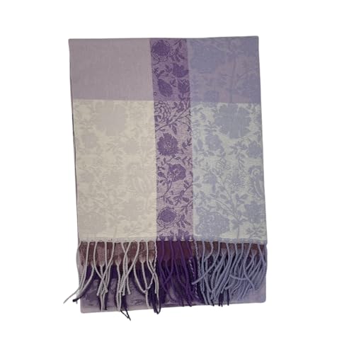 [ミックスファクトリー] 【ムーンバット】 ストール ジャガード フラワー レディース ネック 襟巻き 秋冬 防寒 冷房対策 大判 ウォッシャブル 手洗い 通勤 24-302-72432 - Mix Factory(ミックスファクトリー) - 商品画像