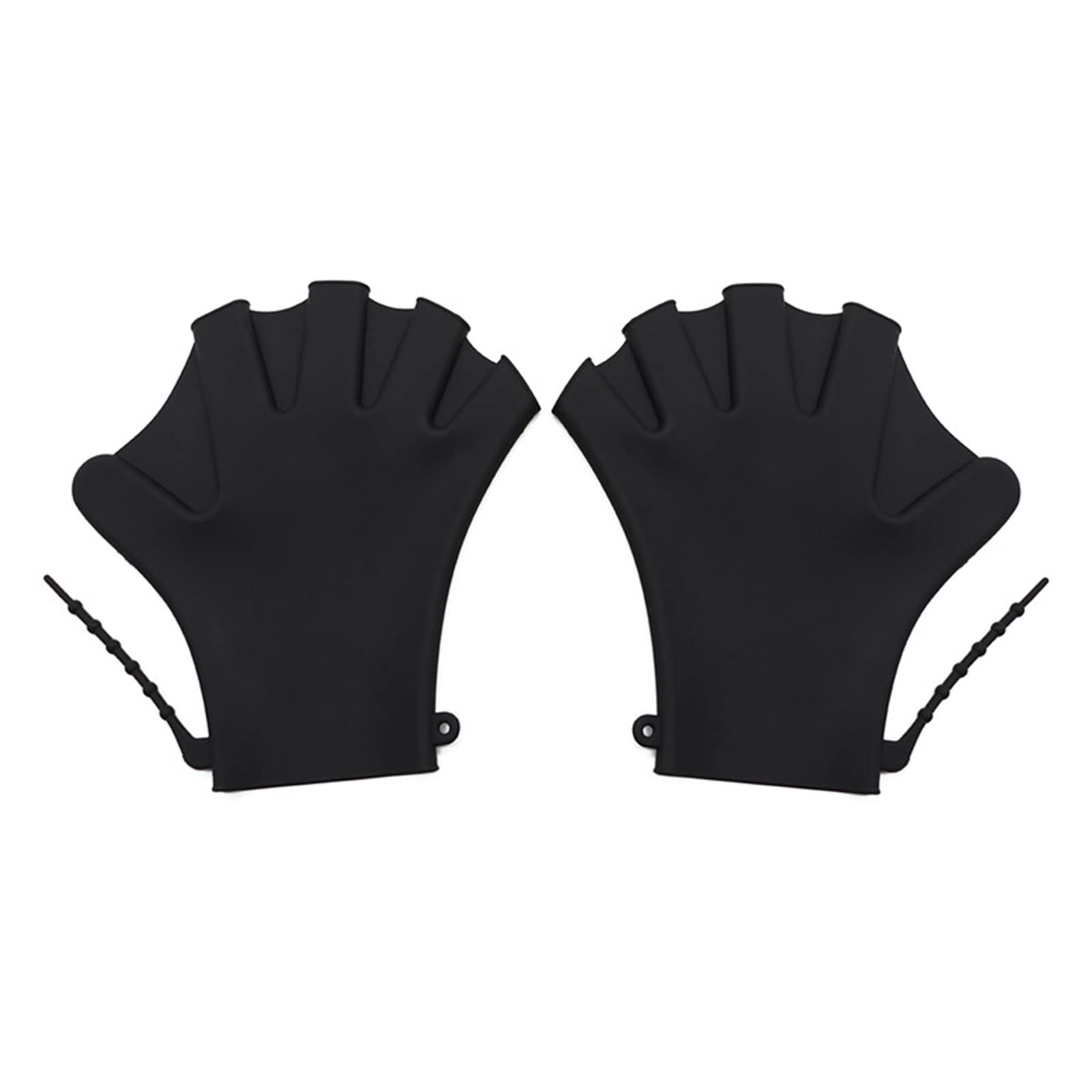 Gants en néoprène, 1 Paire de Gants Natation palmés, d'entraînement résistance à l'eau, plongée en Silicone, Mitaines