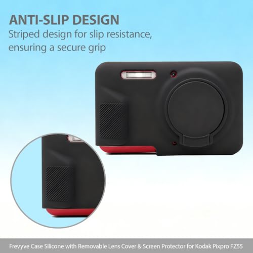 Funda de silicona para cámara Kodak PIXPRO FZ55 miniatura 6