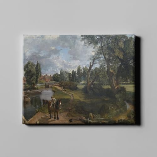Toile de galerie John Constable Flatford Mill de Spiffing Prints finition haut de gamme