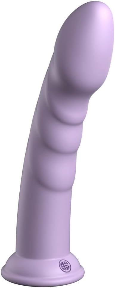 Pipedream Prorducts - Dillio Platinum Collection - Super Eight 8" Platinum Cured Silicone Dildo - Purple