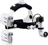 KASHSURG 10 W Led Surgical Headlight for Surgeons & Doctor Light with High Illumination Dental Headlamp (Black).