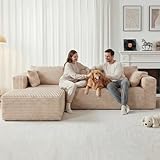 Aucun montage requis : Aucune installation nécessaire. Il suffit de déballer le canapé, de le placer dans un endroit bien ventilé et d’attendre environ 72 heures pour qu’il retrouve sa forme d’origine. Tapotez légèrement les différentes parties pour aider à restaurer le volume et la souplesse du rembourrage