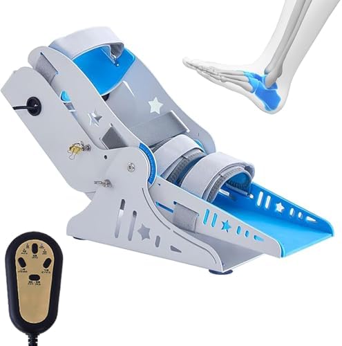 Adjustable 9-Speed Electric Ankle Rehabilitation Trainer - Joint Exerciser for Mobility, Strength & Flexibility Recovery Post-Surgery Foot Rehab Machine