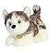 Aurora® Adorable Miyoni® Tots Siberian Husky Pup Stuffed Animal - Lifelike Detail - Cherished Companionship - Gray 10 Inches