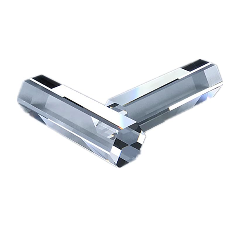 1PC 16.4X60mm 22X55mm 10.6X135mm Prism Light Guide Column Hexagonal Prism Physics Science Experiment Beam Splitting Prism(22X55mm)