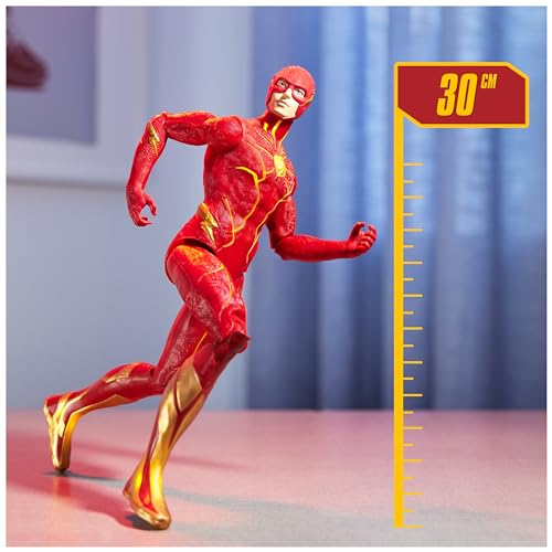 DC Comics - The Flash Speed Force Action-Figur zum Kinofilm, 30 cm, mit 15+ Licht- und Geräuscheffekten, ab 3 Jahren