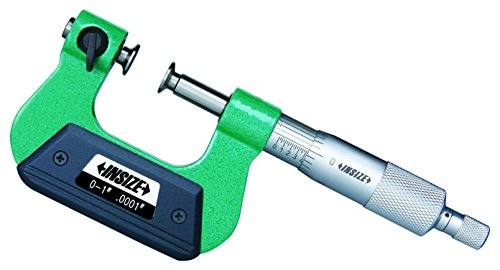 Micromètre universel à broche non rotative INSIZE 3280-2, capacité 2,5 à 5,1 cm