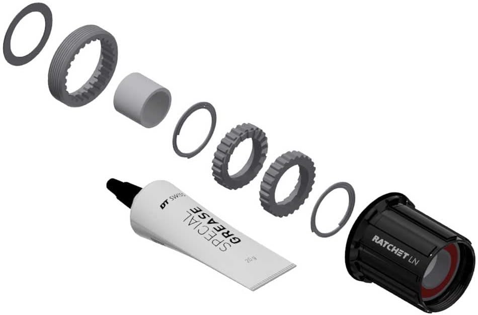 DT Swiss Ratchet LN Conversion kit for 3-Pawl hubs, MTB, 18-Tooth, Shimano HG Aluminium