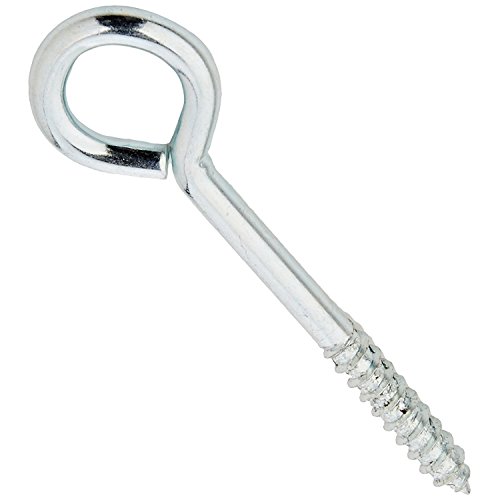 2000 X Vine Eye Screw in 75Mm Bzp Zinc Plated Weatherproof Steel