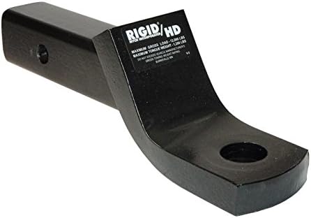 Heavy Duty Ball Mount (HUB-3208A) for 2" Receivers - Made in U.S.A. Fits 2 in Receiver, 12,000 lbs, 2-Inch Drop, Black