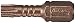 Vega T20 TORX Impact Driver Bits. Impactech Professional Grade Impact Ready T-20 TORX 1" Bits. P125T20A-10 (Pack of 10)