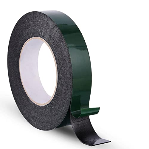 FEYZAYAPI Çift Taraflı Köpük Bant Eva Montaj Bandı Siyah 25 mm x 10 Metre