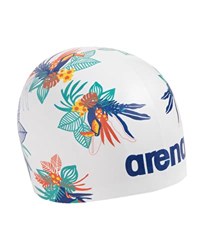 Arena Unisex Adult Poolish Molded Swim Cap For Training And Racing, 100% Silicone, One Size, Toucans #TOP1