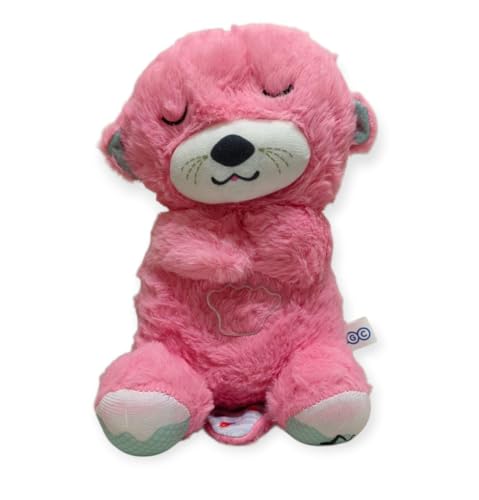 Image of AGC Breathing Teddy Bear with Music for Baby Sensory Sleep Lights Rhythmic Soft Toy, Lights and Breathing Motion, Teddy Bear with Lights | Best Gift for Kids (Pink Teddy)