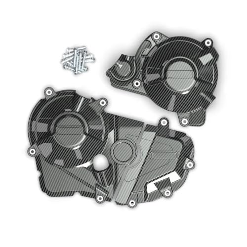 Cubierta motor motocicleta Honda CB750 Hornet y Transalp XL750 2023 2024 acabado carbono
