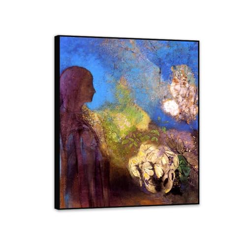 Poster Odilon Redon Fille aux chrysanthèmes pour créer une ambiance poétique dans votre chambre